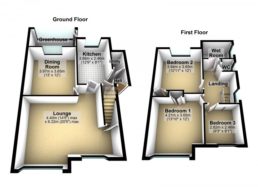 Floorplans For Brockholes, Holmfirth