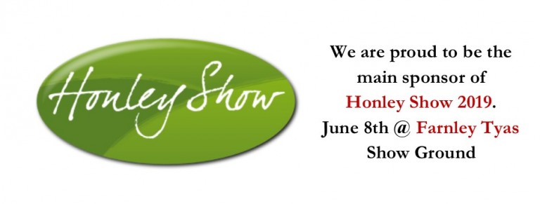 We are the sponsors of Honley Show 2019