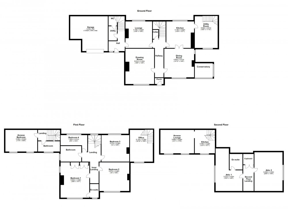 Floorplans For Wooldale, Holmfirth