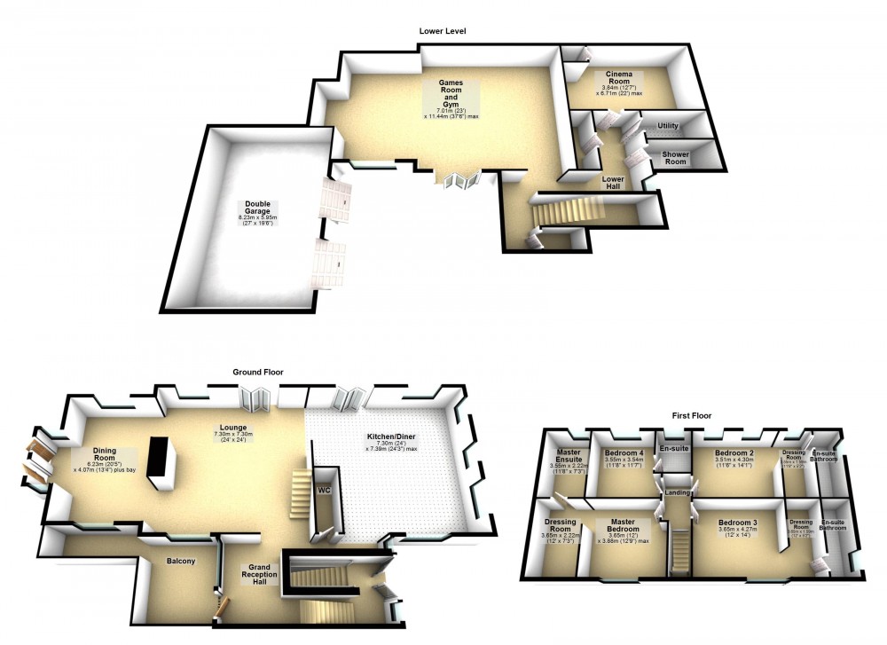 Floorplans For Netherton, Huddersfield