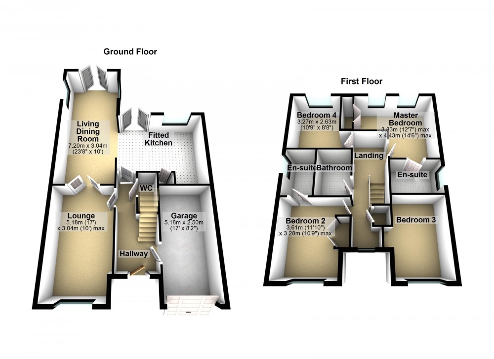 Floorplans For Honley, Holmfirth