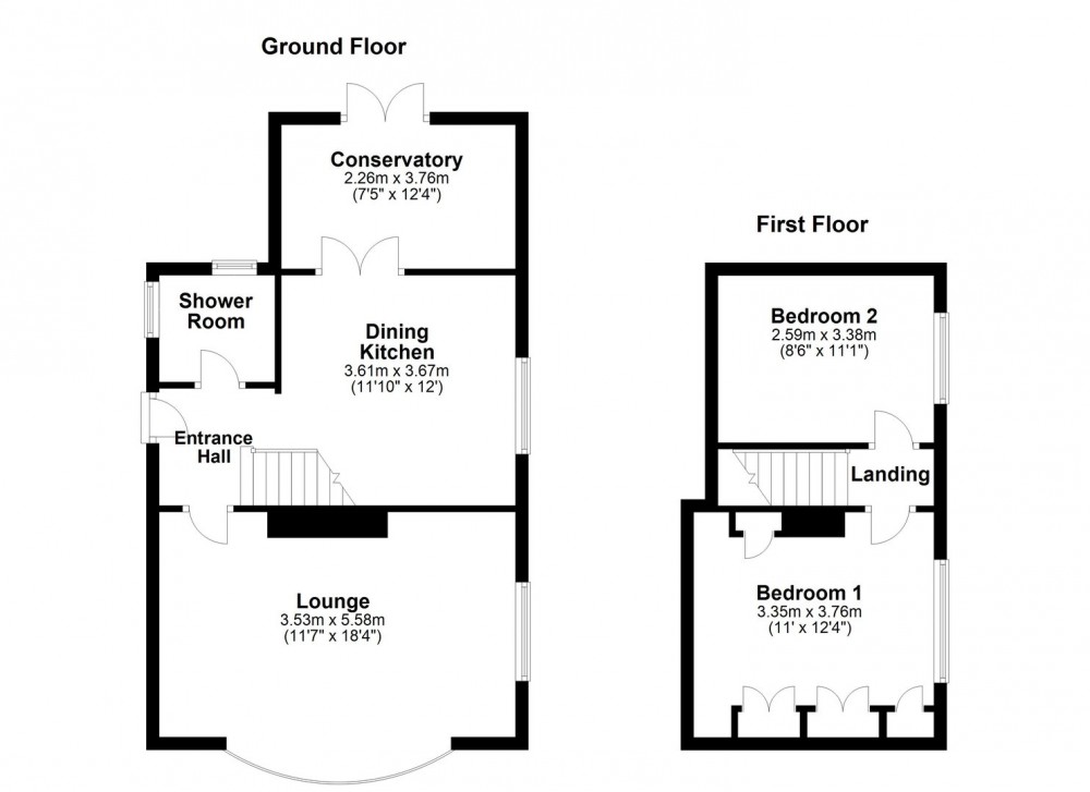 Floorplans For Honley, Holmfirth