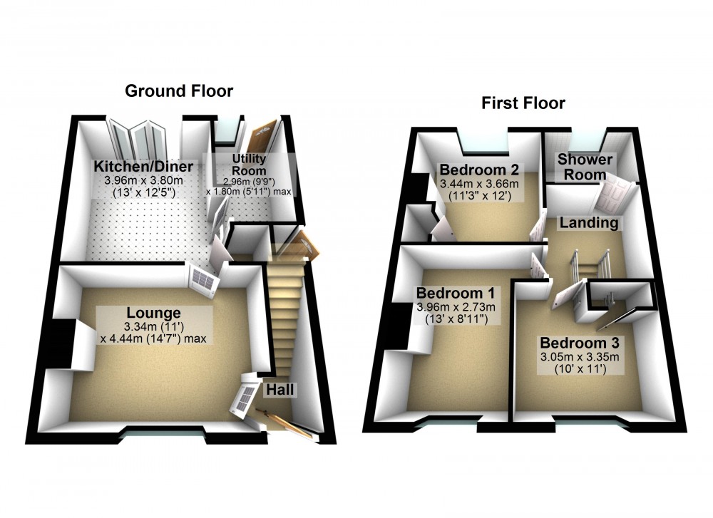 Floorplans For Slaithwaite, Huddersfield