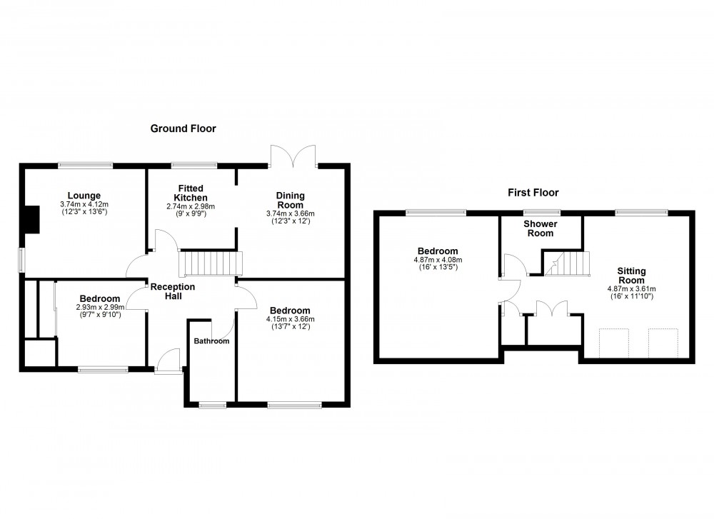 Floorplans For Holmbridge, Holmfirth