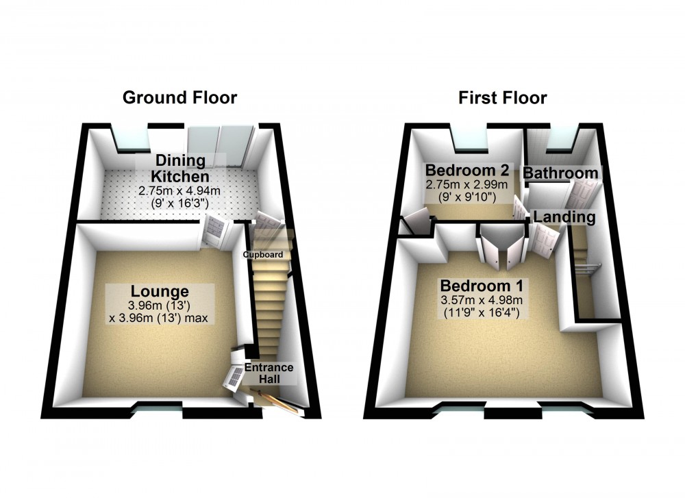 Floorplans For Honley, Holmfirth