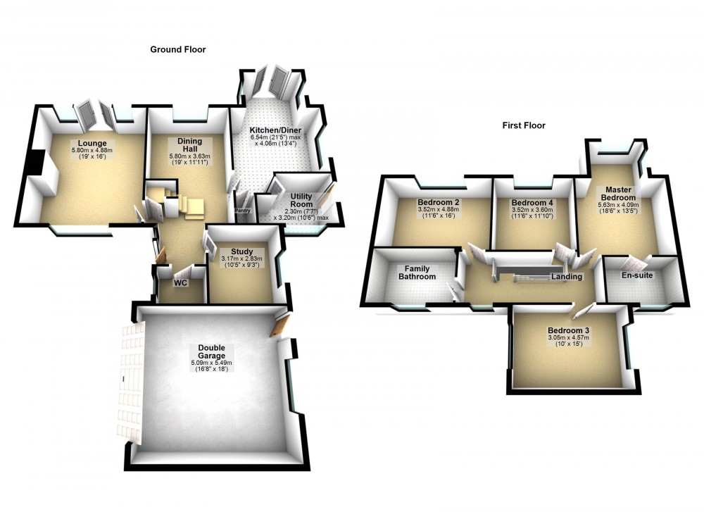 Floorplans For Farnley Tyas, Huddersfield