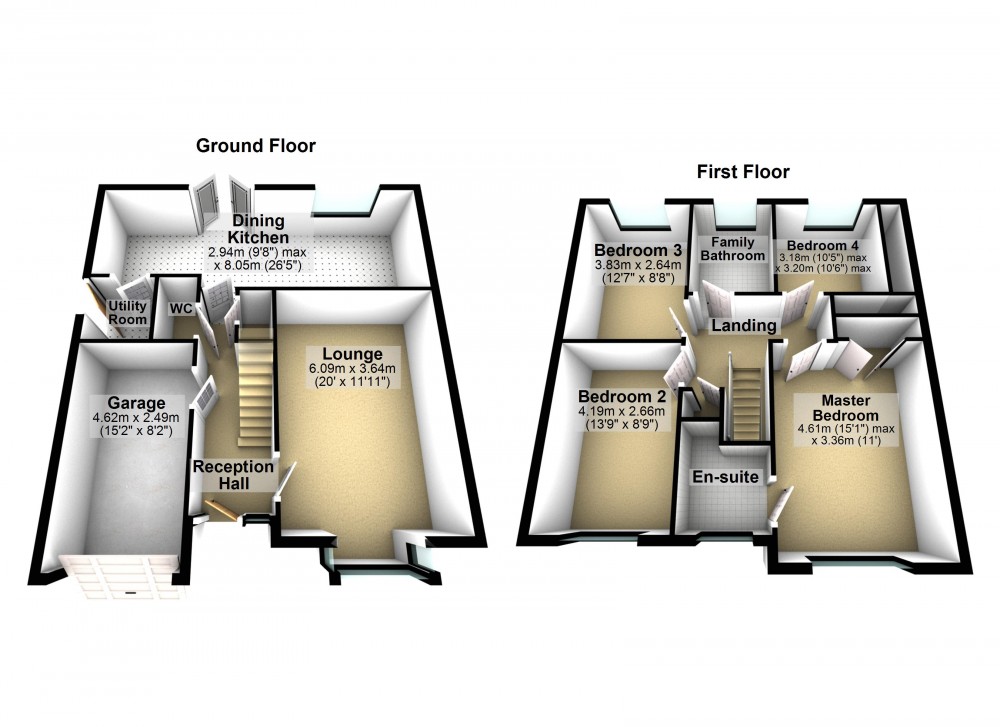 Floorplans For New Mill, Holmfirth