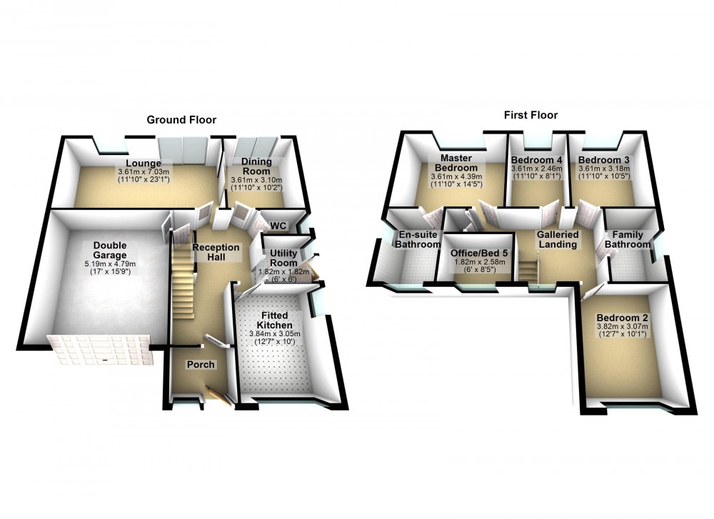 Floorplans For Honley, Holmfirth