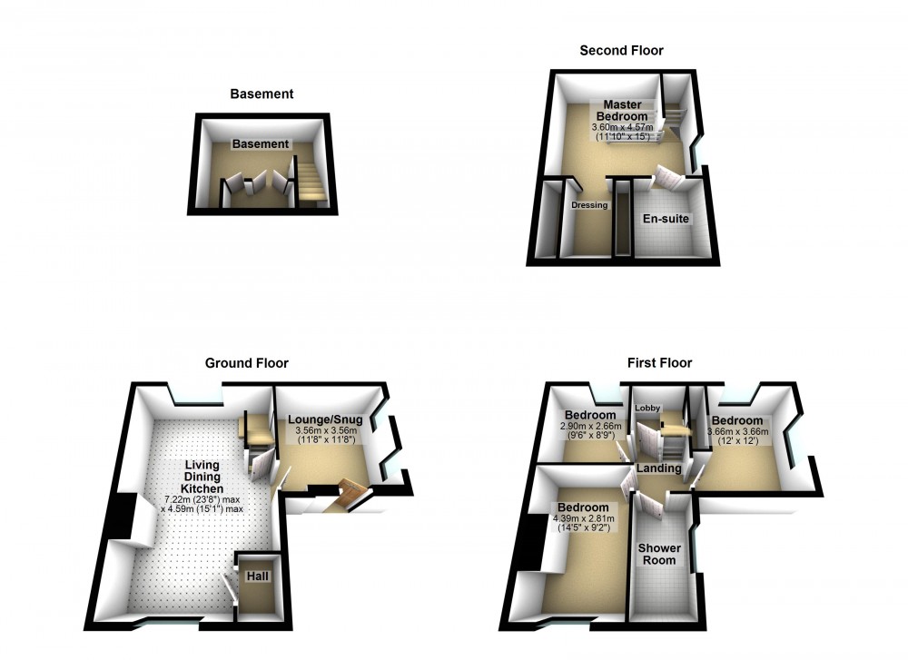 Floorplans For Honley, Holmfirth, West Yorkshire