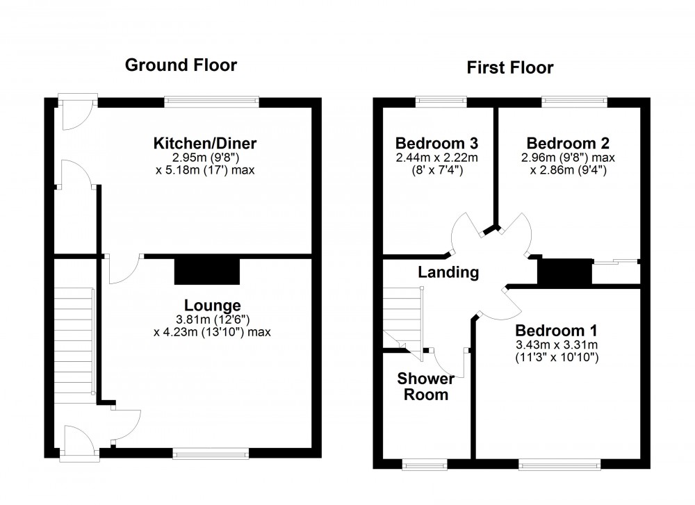 Floorplans For Honley, Holmfirth