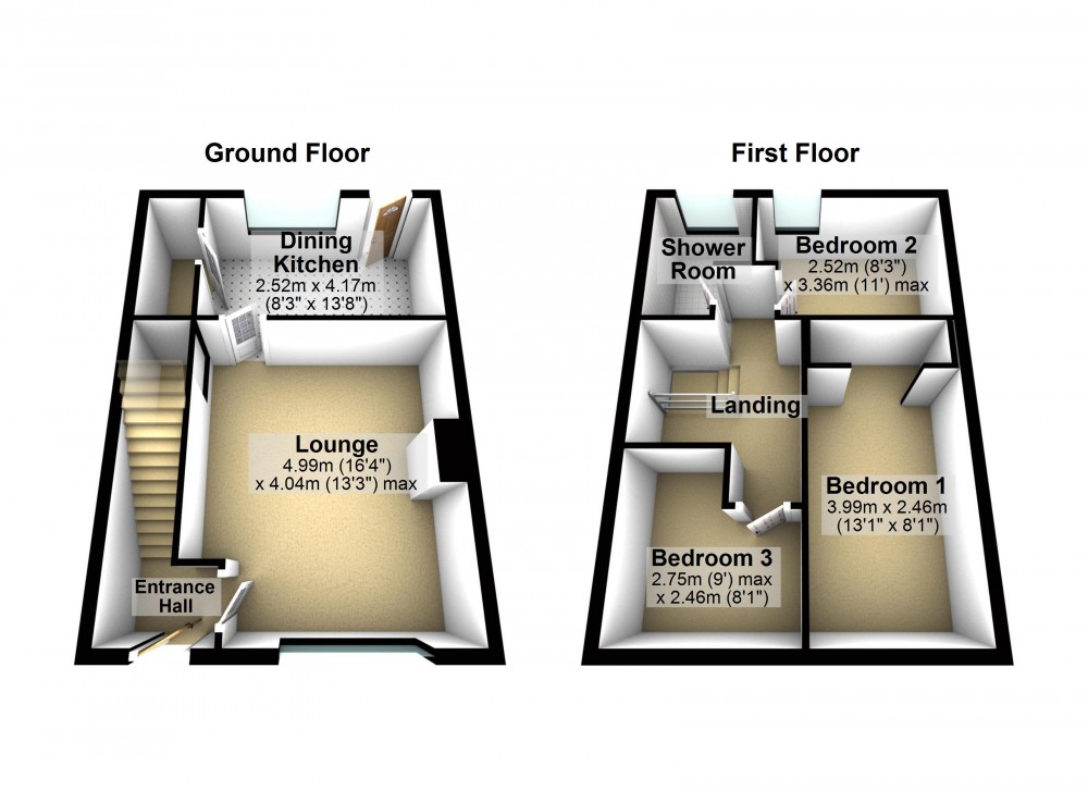 Floorplans For New Mill, Holmfirth