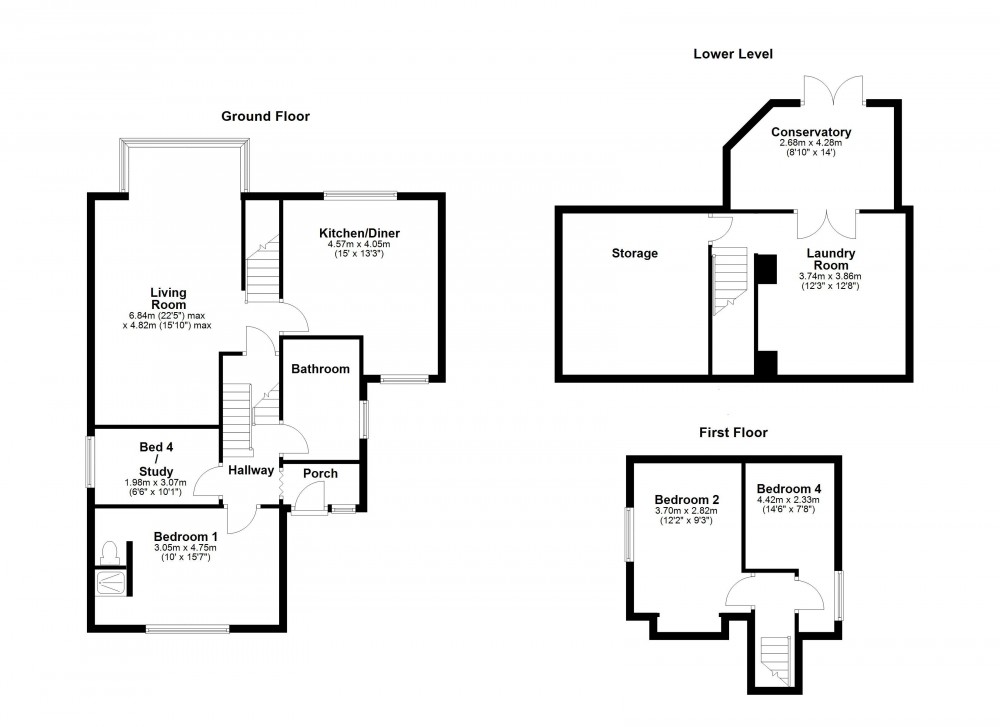 Floorplans For Newsome, Huddersfield