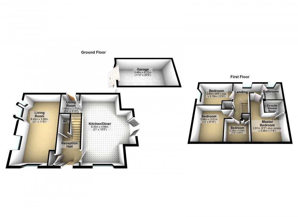 Floorplans For Honley, Holmfirth