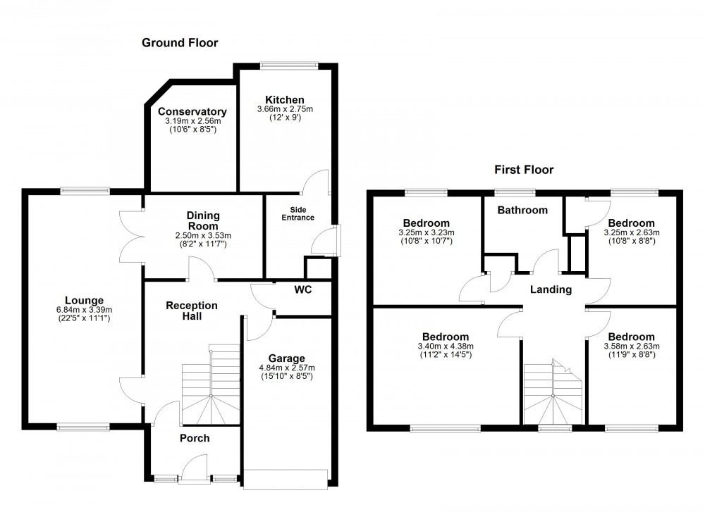 Floorplans For Almondbury, Huddersfield