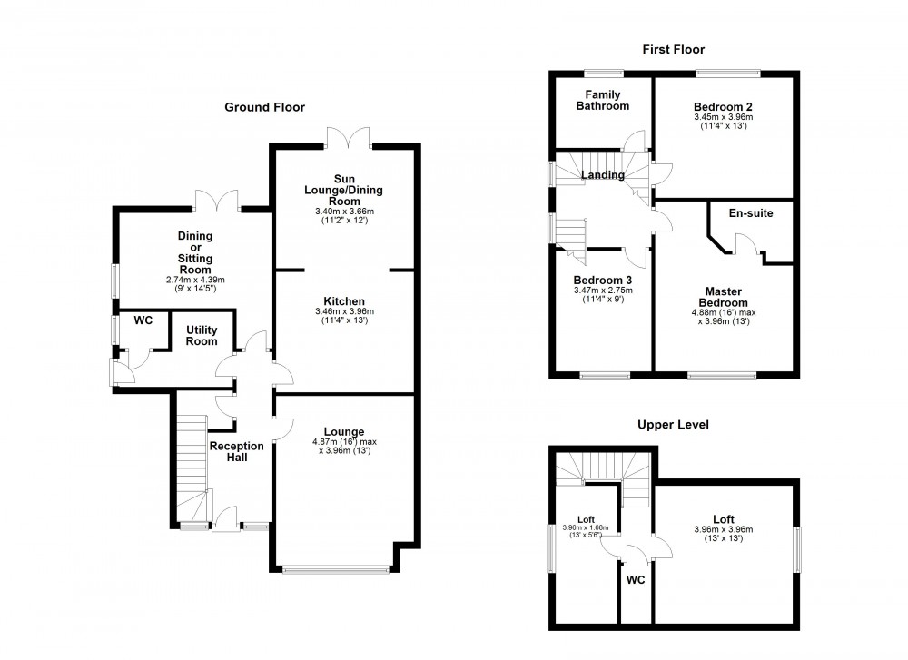 Floorplans For Honley, Holmfirth, West Yorkshire