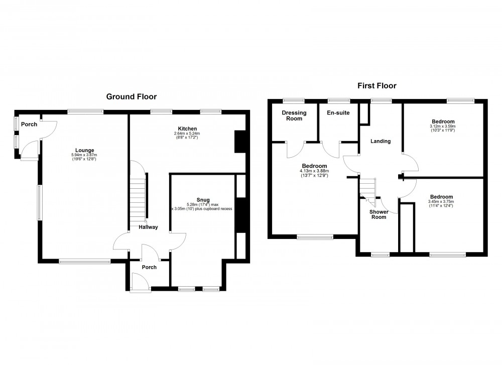 Floorplans For Netherthong, Holmfirth