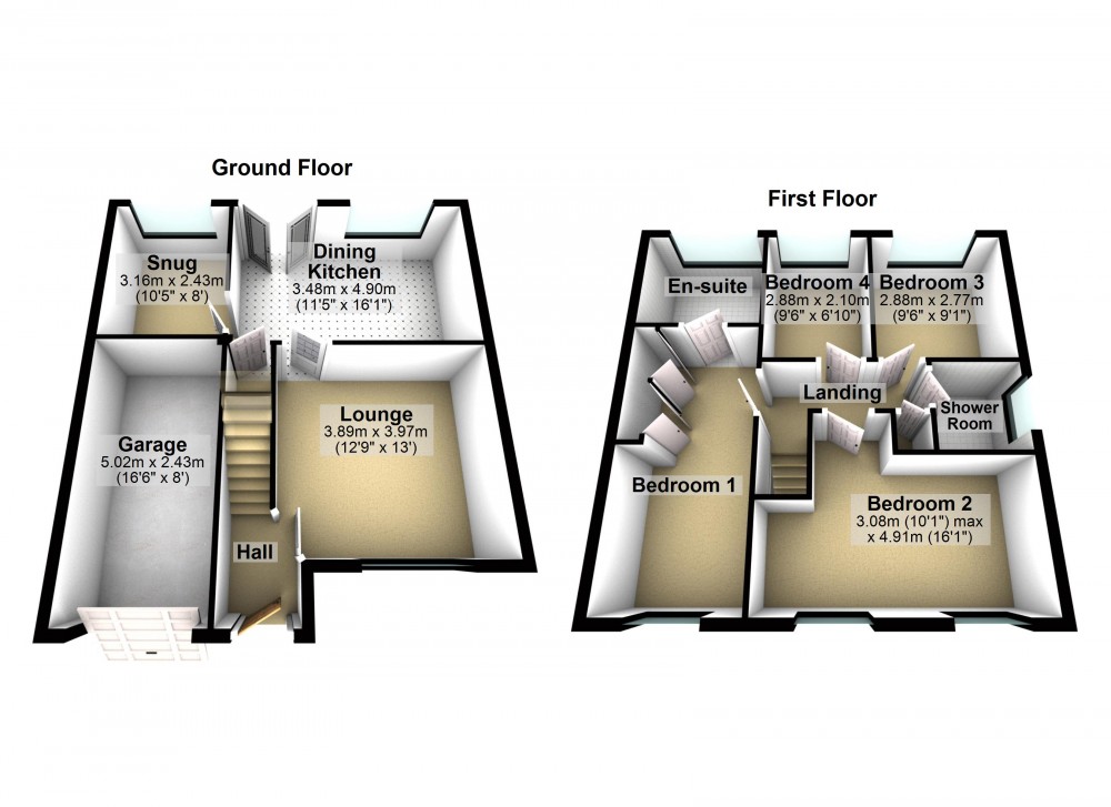 Floorplans For Brockholes, Holmfirth