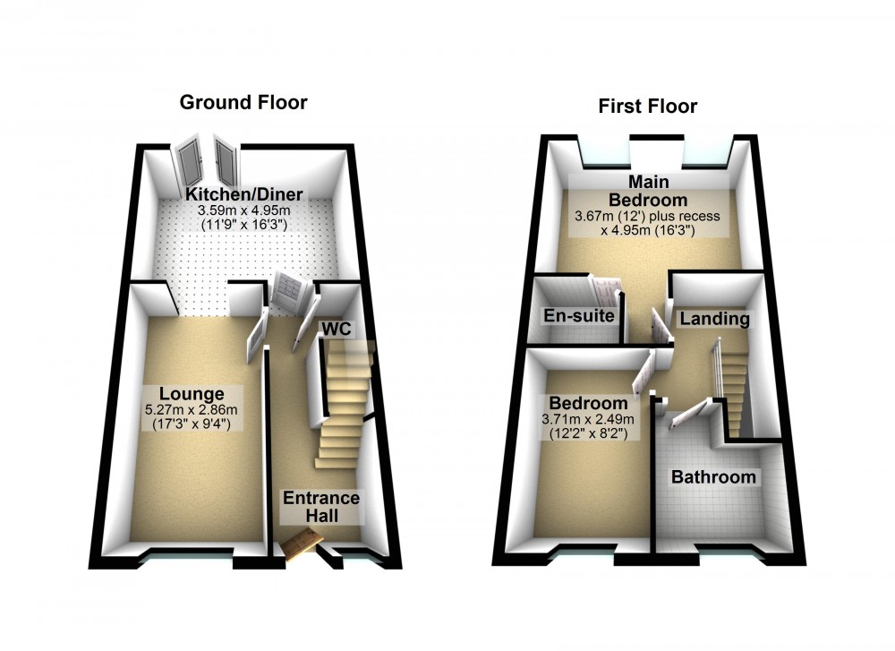 Floorplans For Honley, Holmfirth