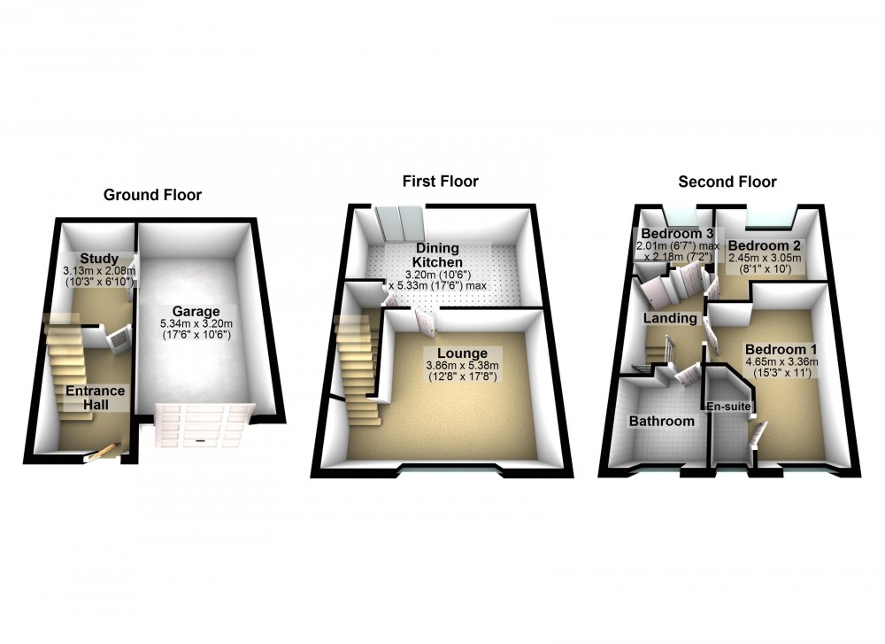 Floorplans For Netherthong, Holmfirth
