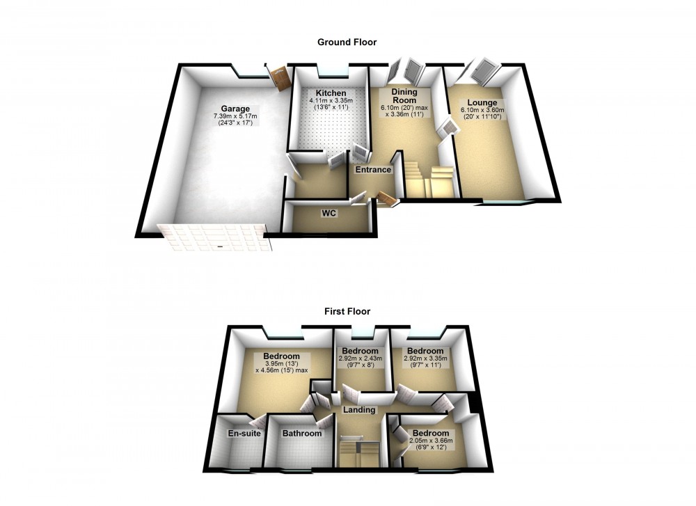 Floorplans For Netherthong, Holmfirth, West Yorkshire