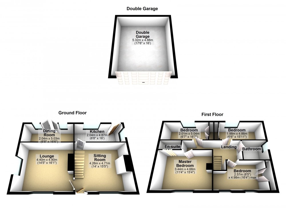 Floorplans For Taylor Hill, Huddersfield