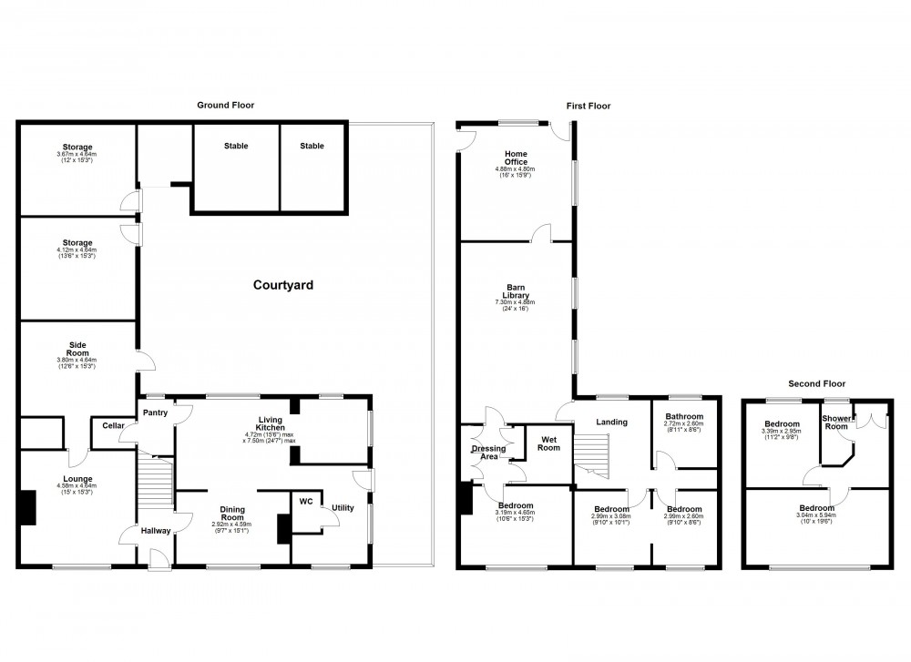 Floorplans For Honley, Holmfirth