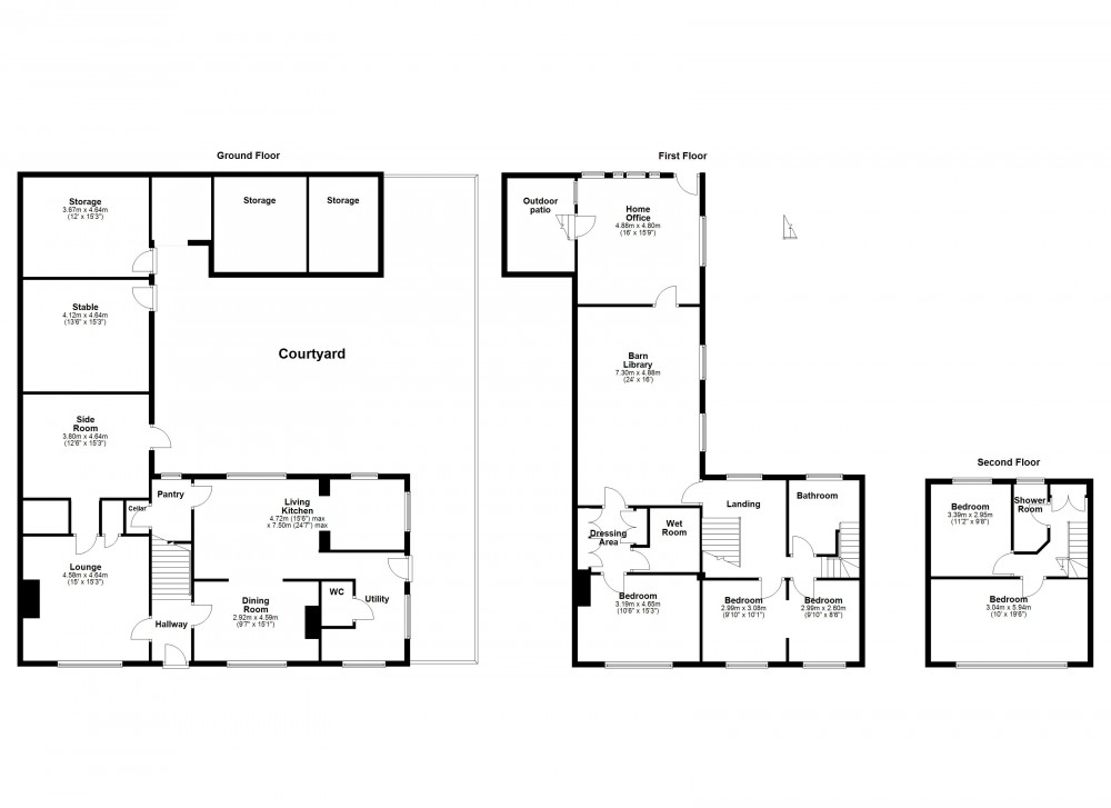 Floorplans For Honley, Holmfirth