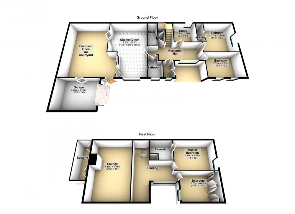 Floorplans For Upperthong, Holmfirth