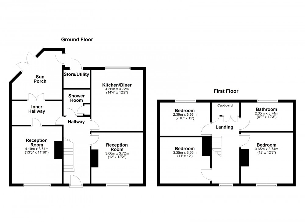 Floorplans For Meltham, Holmfirth