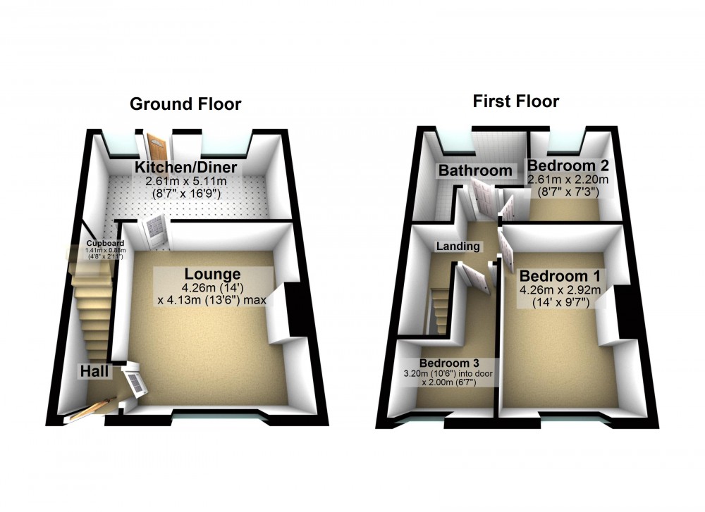 Floorplans For Honley, Holmfirth