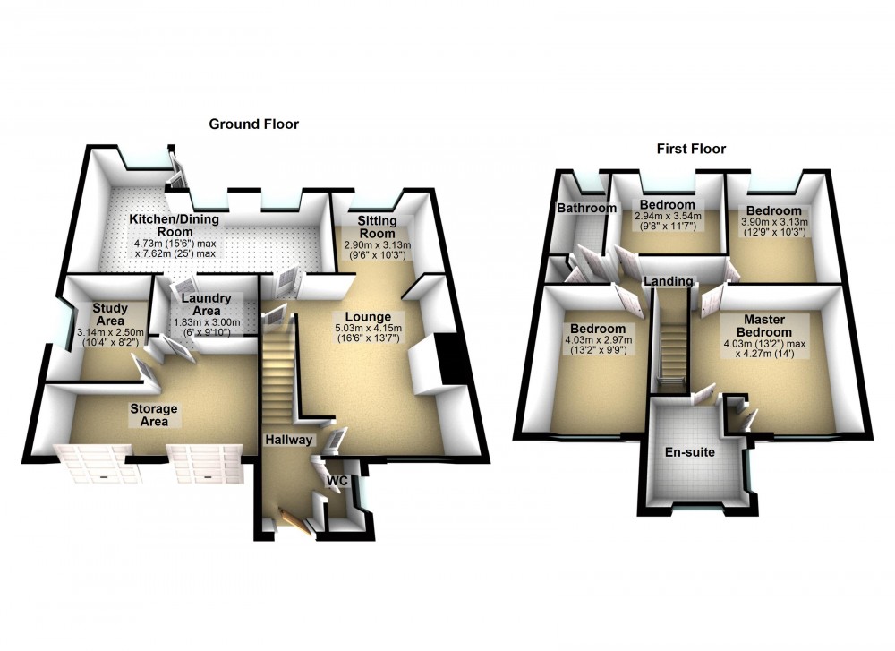 Floorplans For Hepworth, Holmfirth