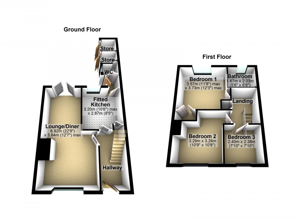 Floorplans For Honley, Holmfirth