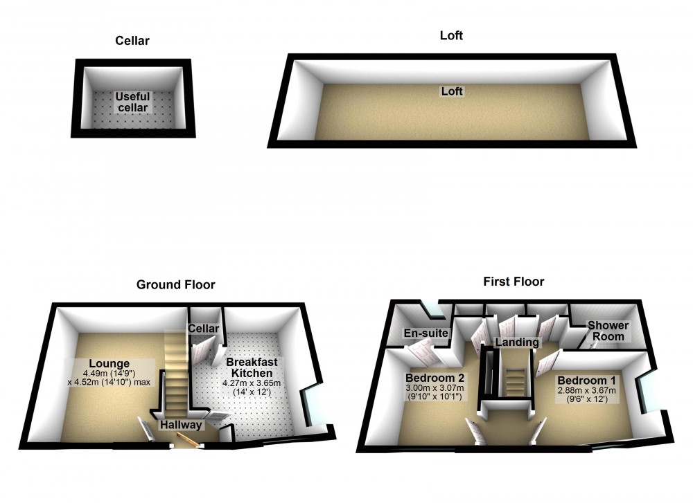 Floorplans For Netherthong, Holmfirth
