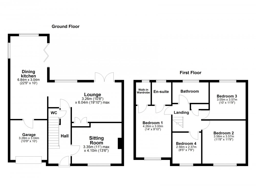Floorplans For Honley, Holmfirth