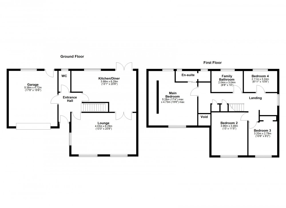Floorplans For Upperthong, Holmfirth