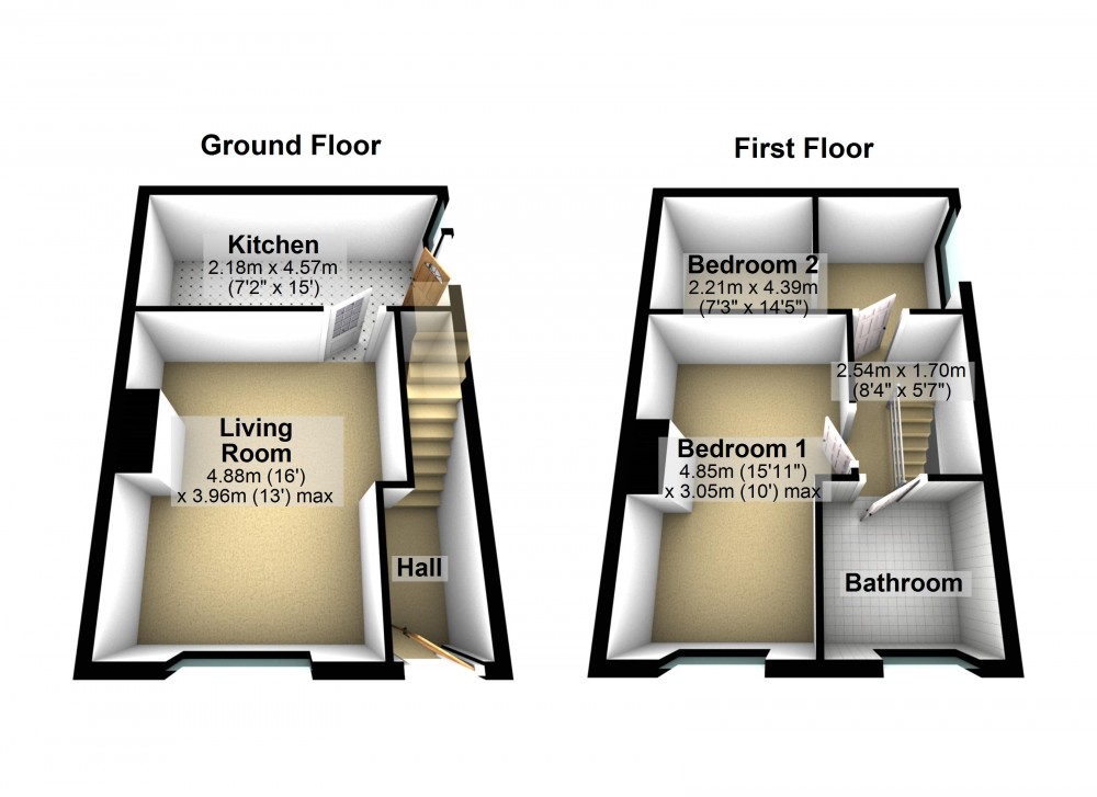 Floorplans For Longwood, Huddersfield