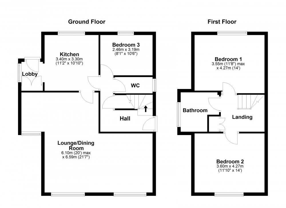 Floorplans For Honley, Holmfirth
