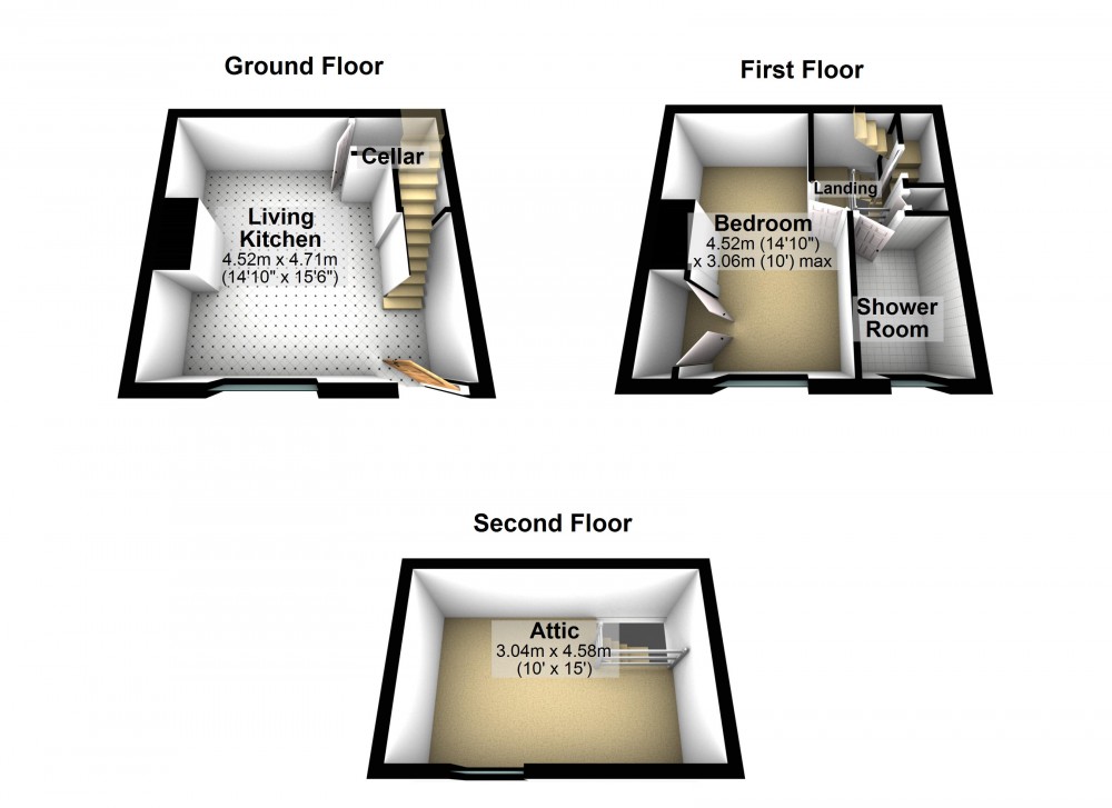 Floorplans For Honley, Holmfirth