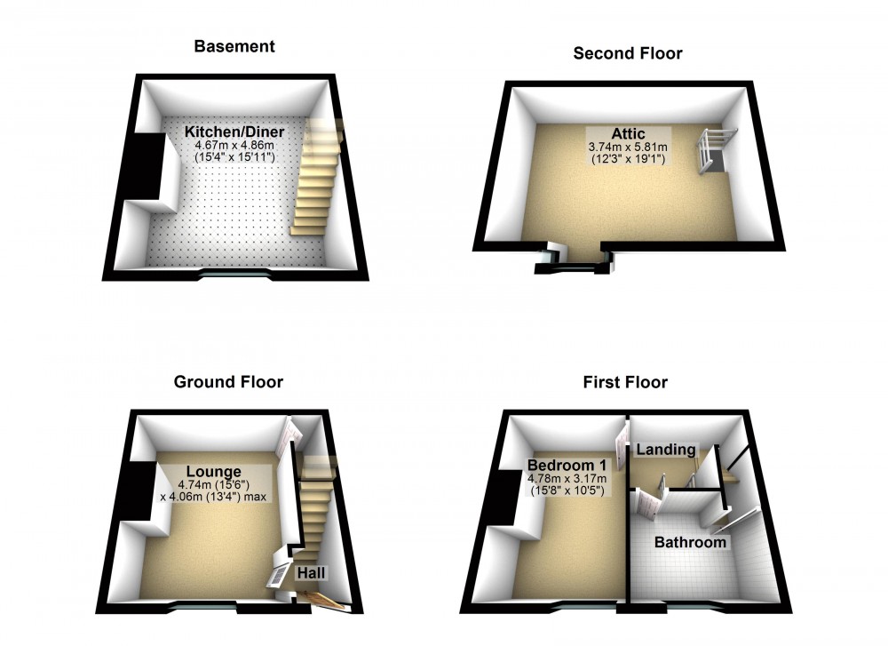 Floorplans For Brockholes, Holmfirth