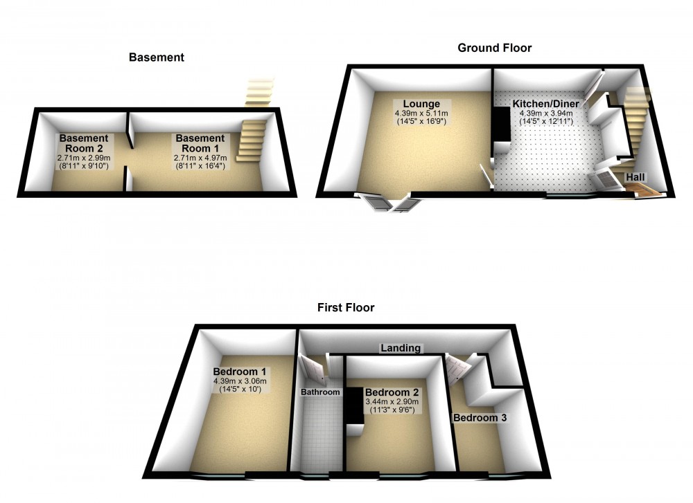 Floorplans For Honley, Holmfirth