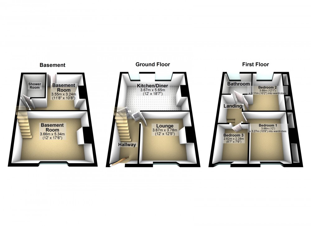 Floorplans For Slaithwaite, Huddersfield