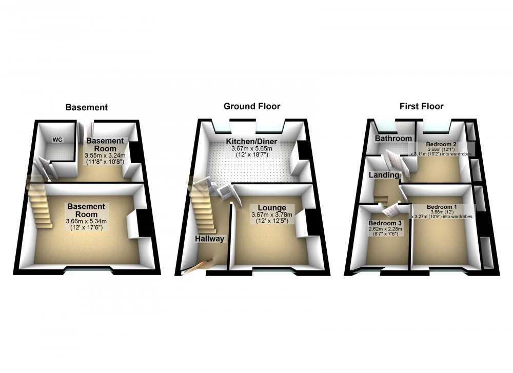 Floorplans For Slaithwaite, Huddersfield