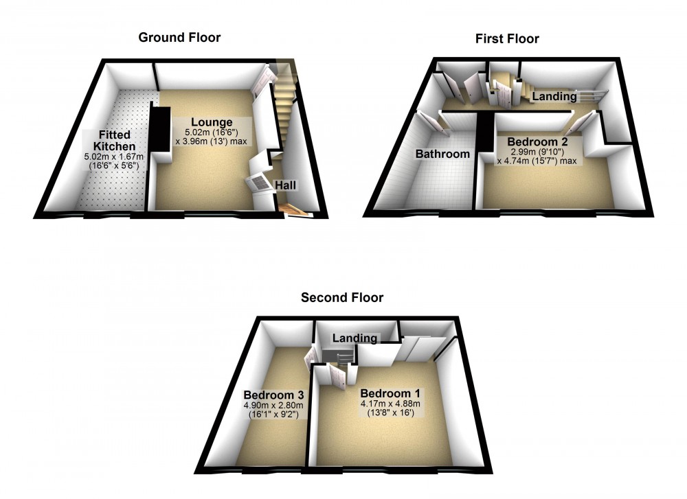 Floorplans For Honley, Holmfirth