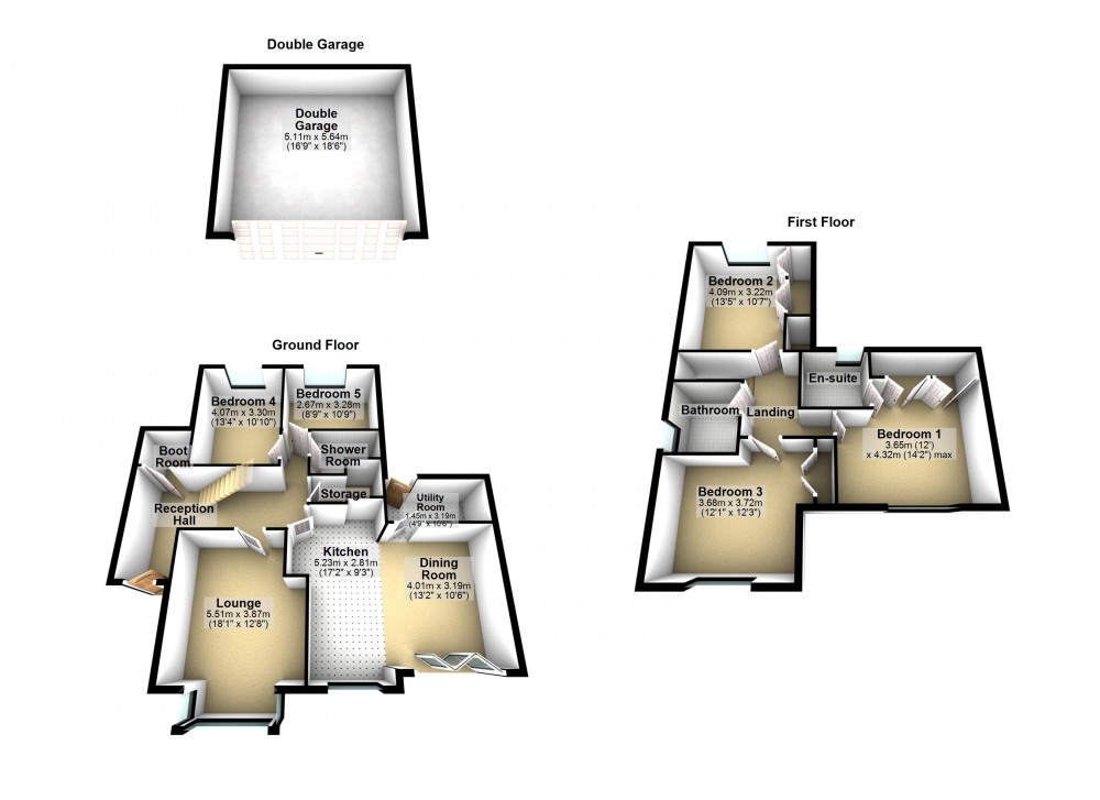 Floorplans For Netherthong, Holmfirth