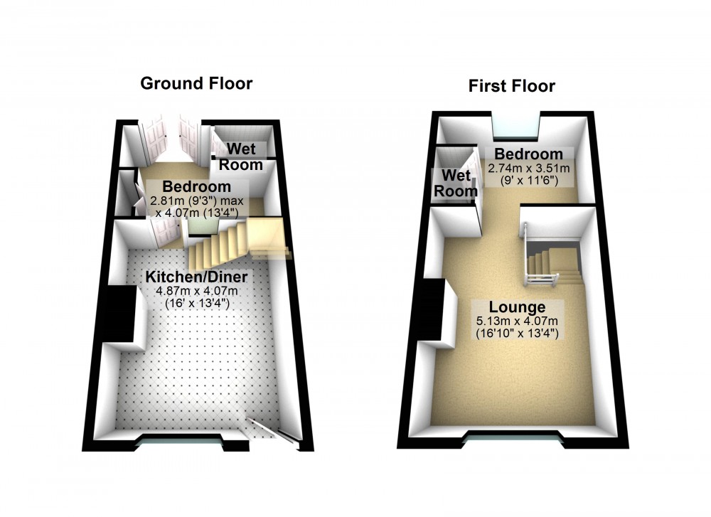 Floorplans For Thongsbridge/Honley, Holmfirth