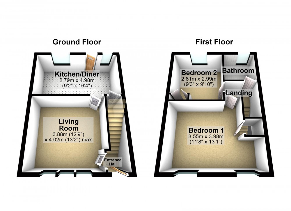 Floorplans For Honley, Holmfirth
