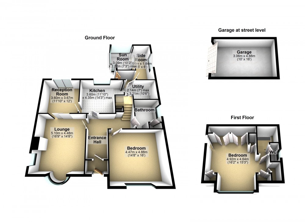 Floorplans For Far End Lane, Honley, Holmfirth