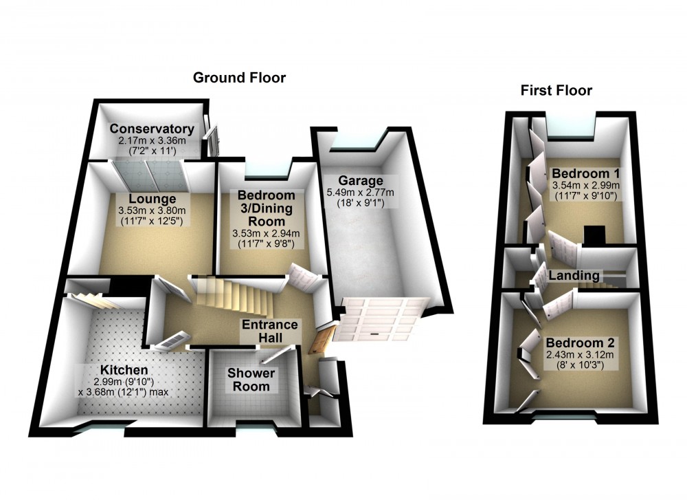 Floorplans For Newsome, Huddersfield
