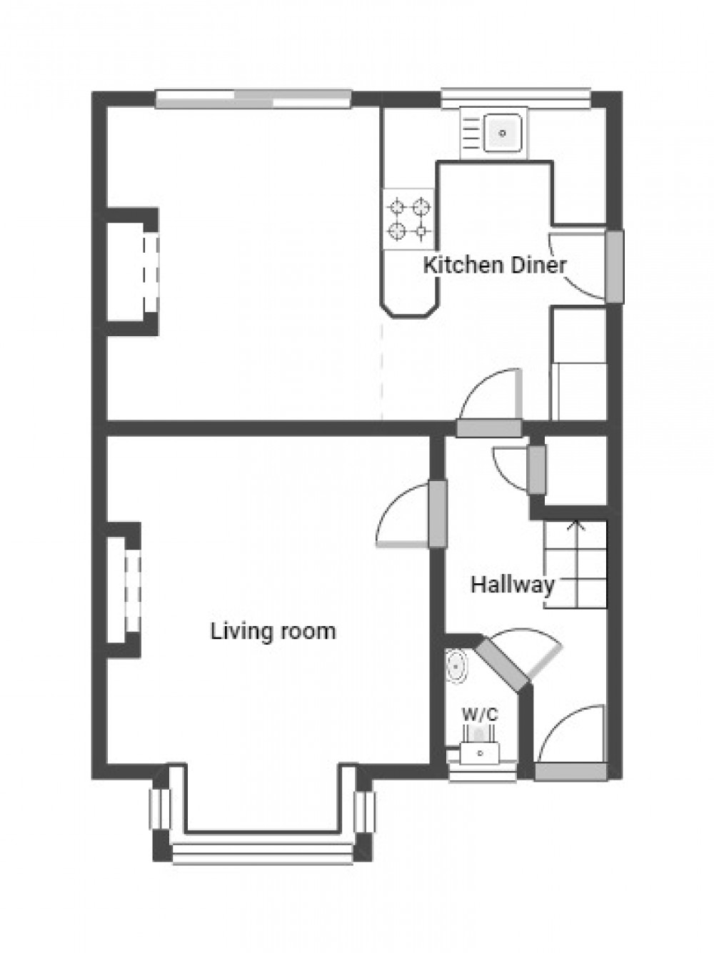 Floorplans For Greenfield Road, Holmfirth
