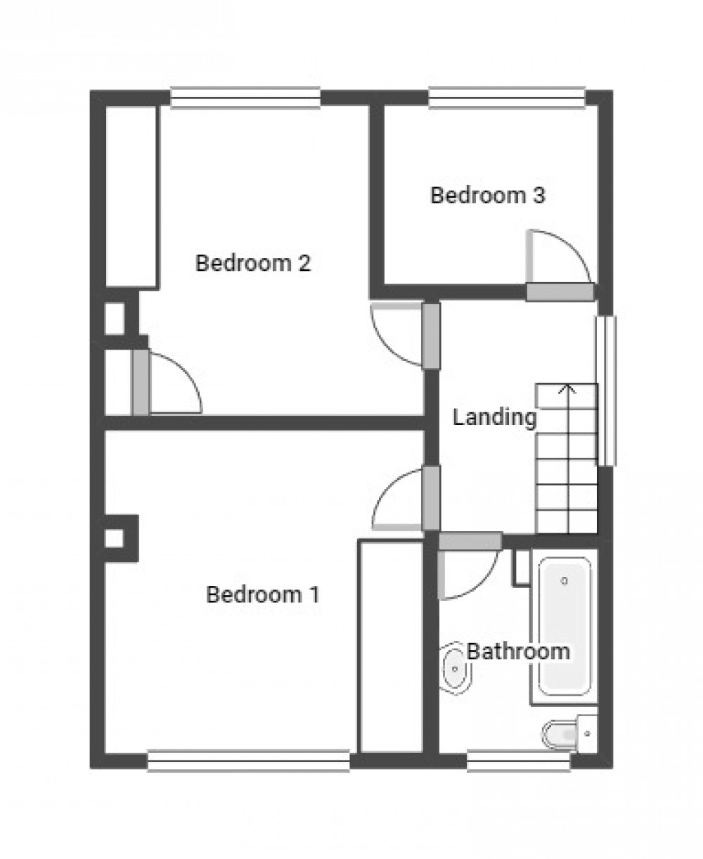 Floorplans For Greenfield Road, Holmfirth